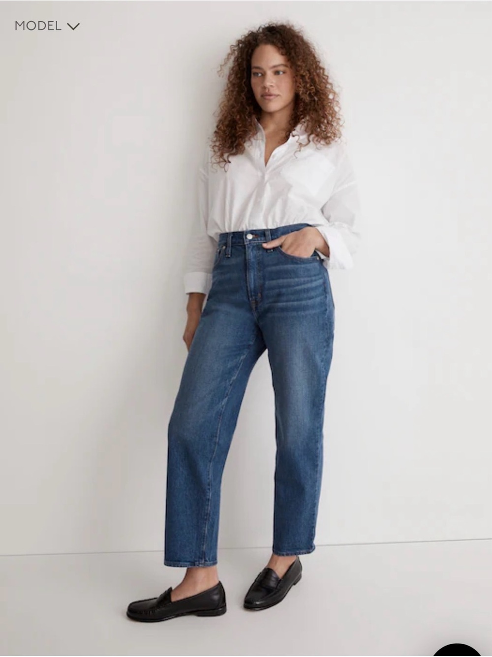 Madewell Women’s Straight-Leg Jeans in Medium Blue